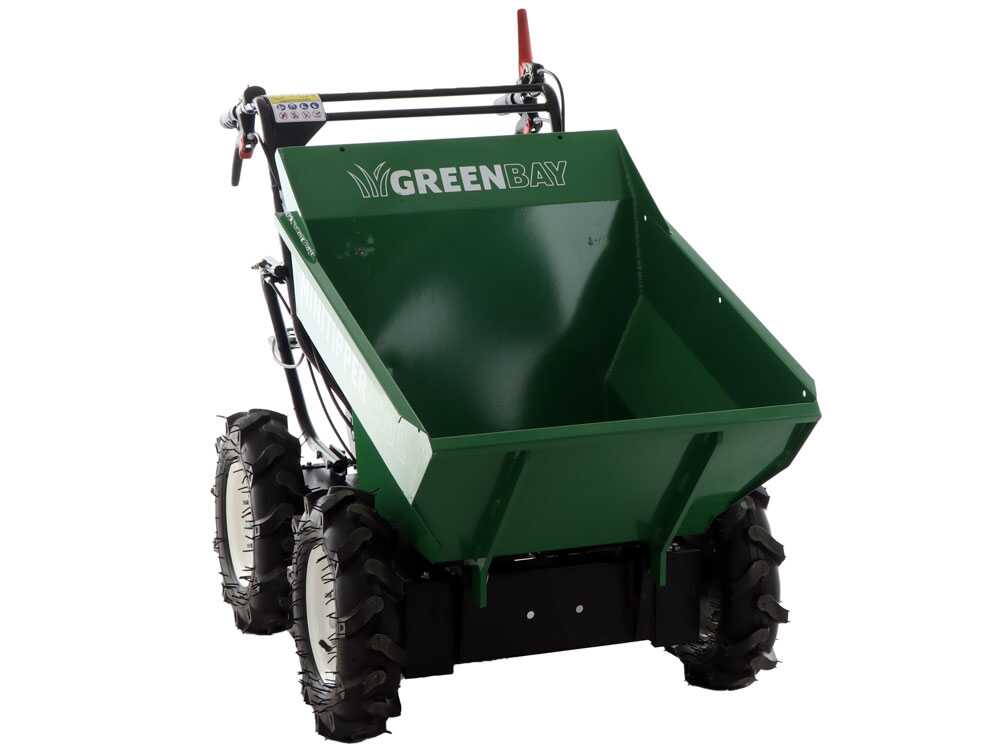 Motorkruiwagen laadvermogen 300 kg GreenBay MiniTipper 300 L, motor Loncin G200F, 4x4, detail 7