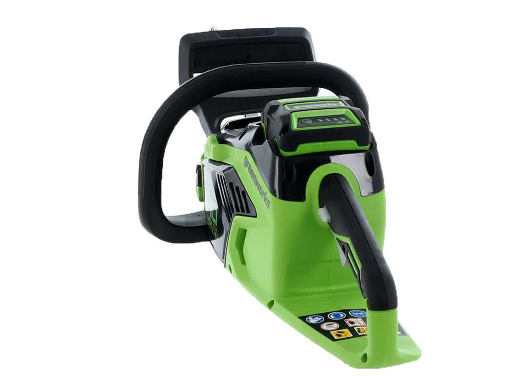 Greenworks GD40CS18 accu kettingzaag, zwaard 40 cm, 40 V 4 Ah, detail 7