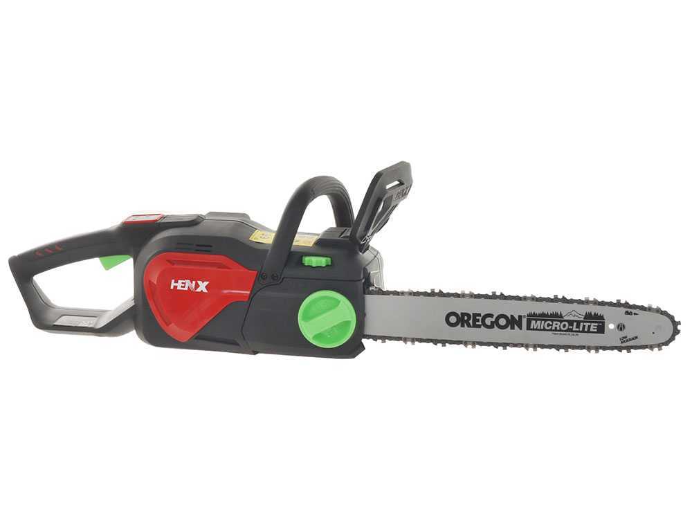 Henx H36LJ16 accu kettingzaag, zwaard 40 cm, 40 V zonder accu, detail 7
