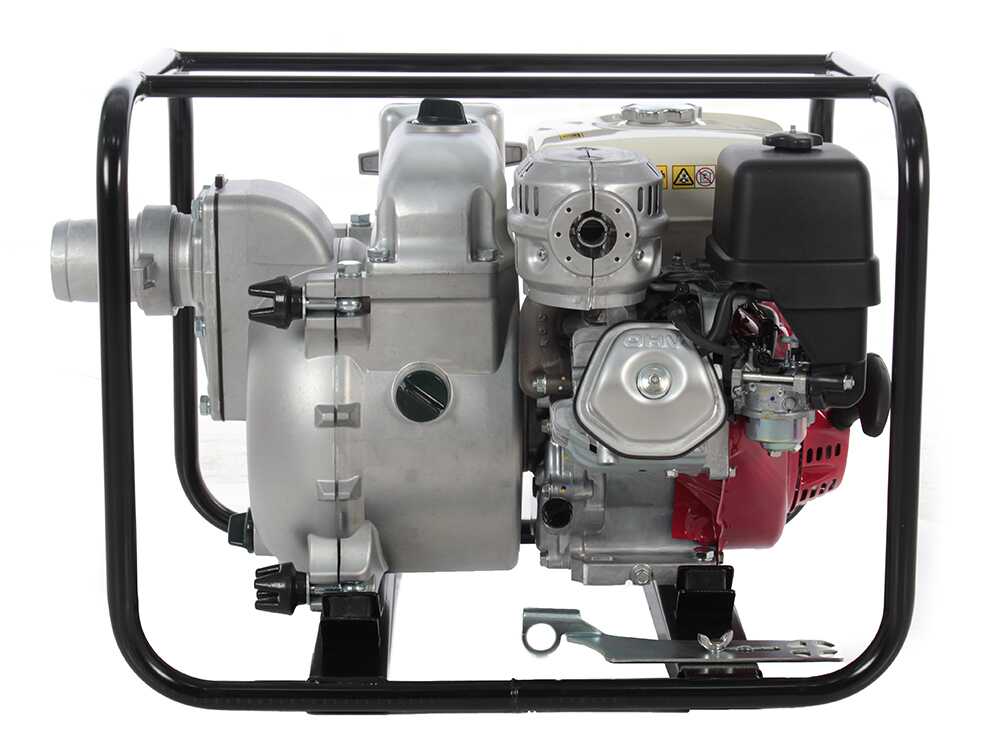 Honda WT30 benzine motorpomp voor vuil water, aansluiting 80 mm, detail 8