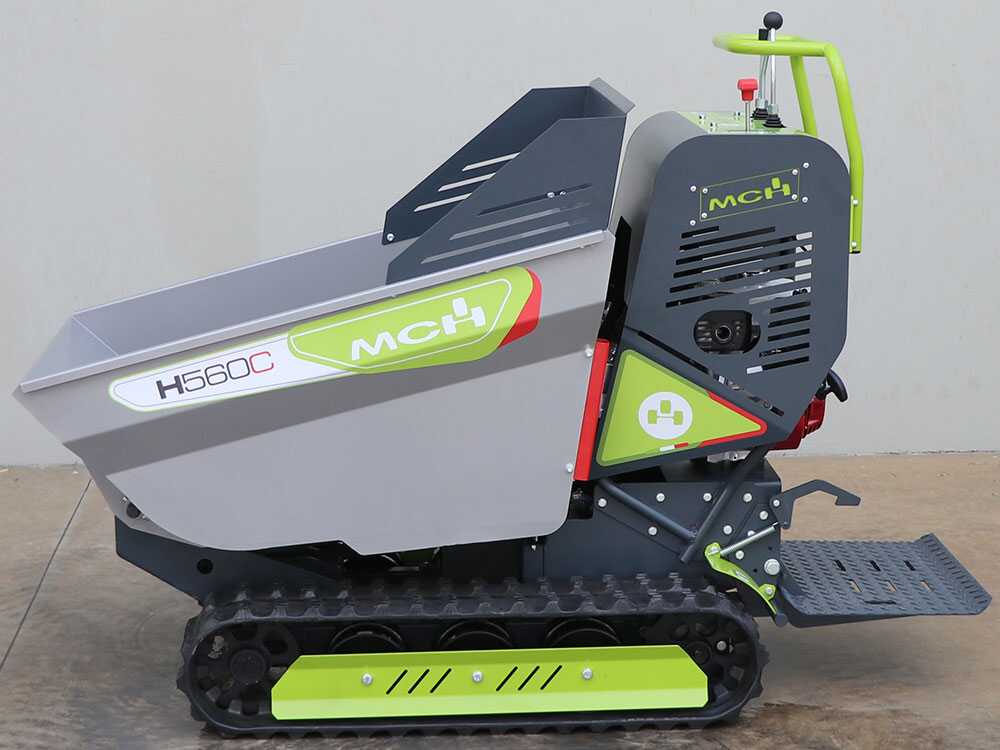 Rupsdumper laadvermogen 500 kg MCH H560C-GX, hydraulisch kiepen, detail 8