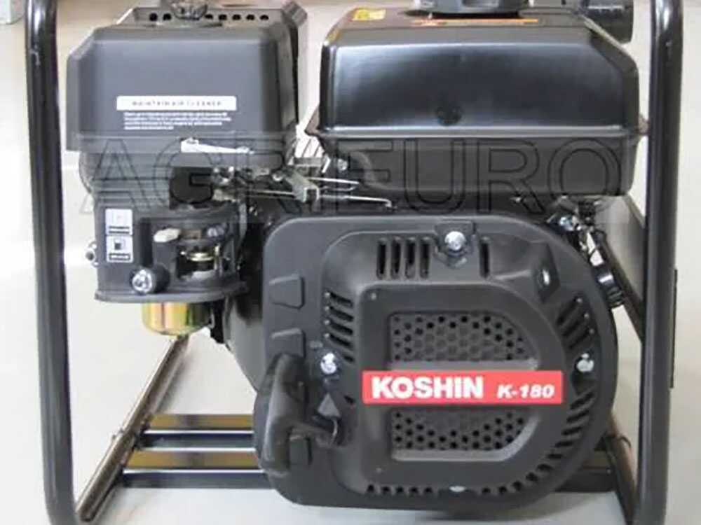 Oriental Koshin SEV-50X benzine motorpomp, detail 8