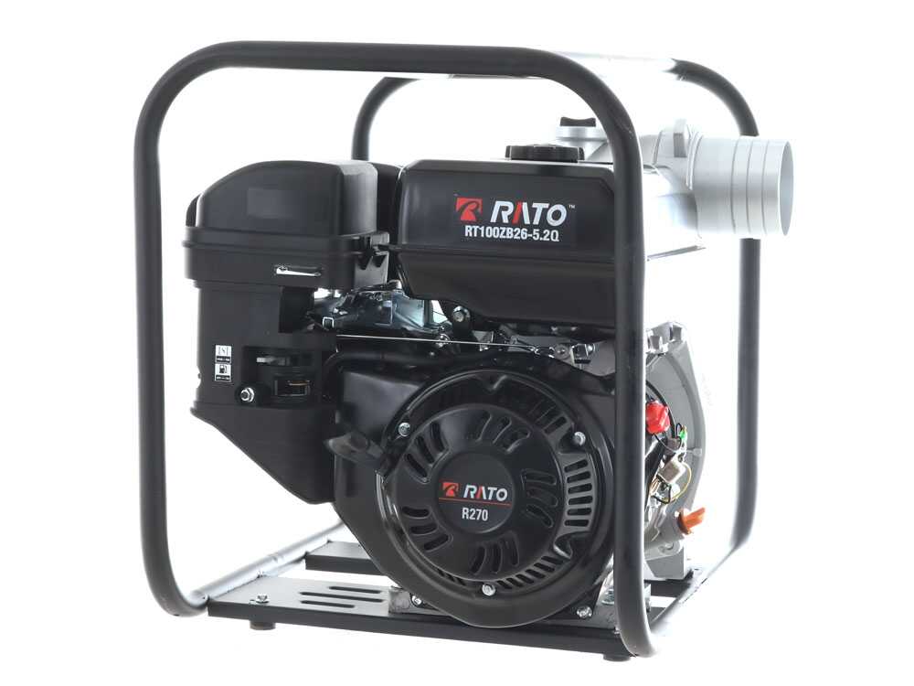 Rato RT100ZB26-5.2Q benzine motorpomp, detail 7