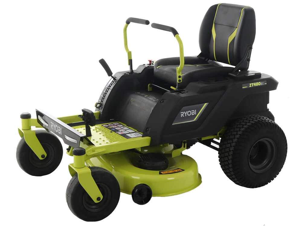 Ryobi ZTR480ex accu-zero-turn zitmaaier 107 cm, automaat, detail 7