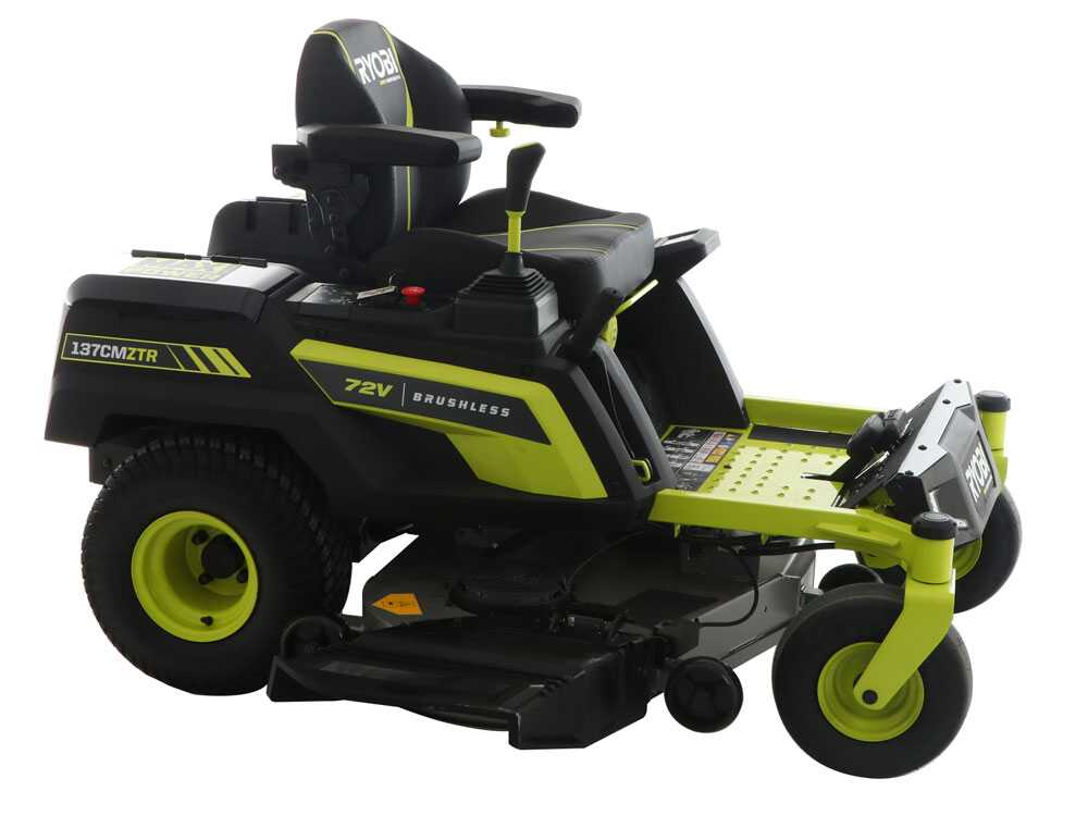 Ryobi ZTRX137 accu-zero-turn zitmaaier 137 cm, automaat, detail 7