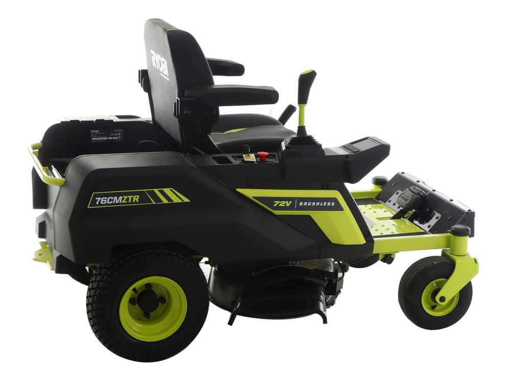 Ryobi ZTRX76 accu-zero-turn zitmaaier 76 cm, automaat, detail 7