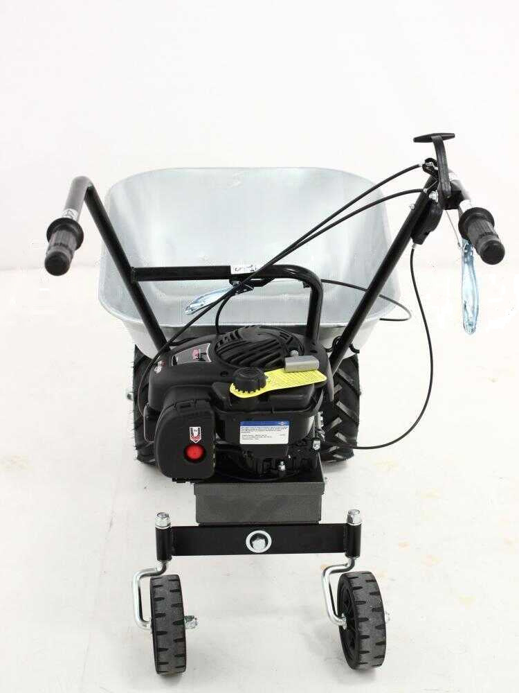 Motorkruiwagen laadvermogen 100 kg Eurosystems Wheelbarrow, motor B&S 450E petrol, detail 8
