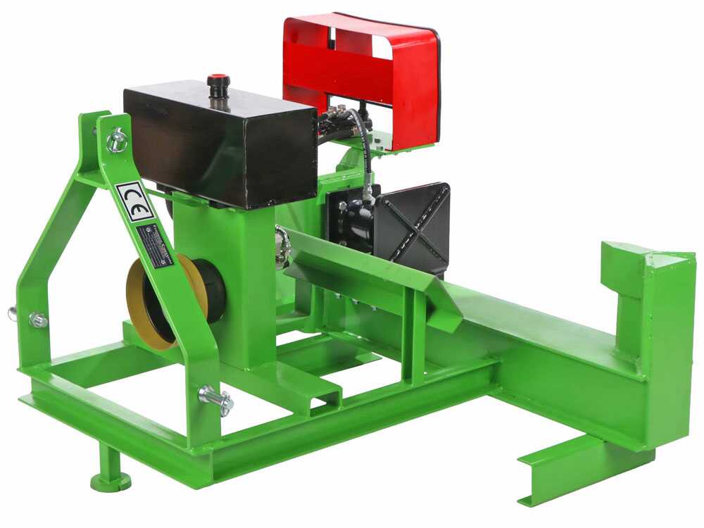 Seven Italy 20T aftakas houtklover, 20 ton, horizontaal, detail 7