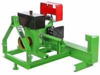 Seven Italy 20T aftakas houtklover, 20 ton, horizontaal, detail 7