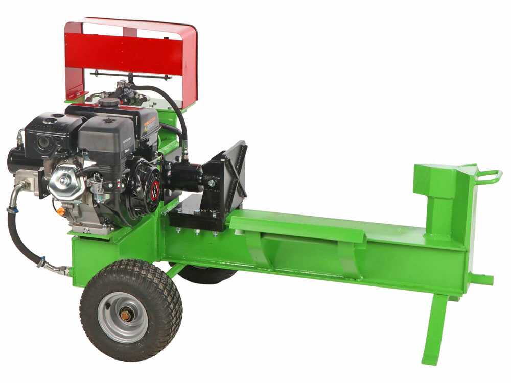 Seven Italy T-20 benzine houtklover, 20 ton, horizontaal, detail 7