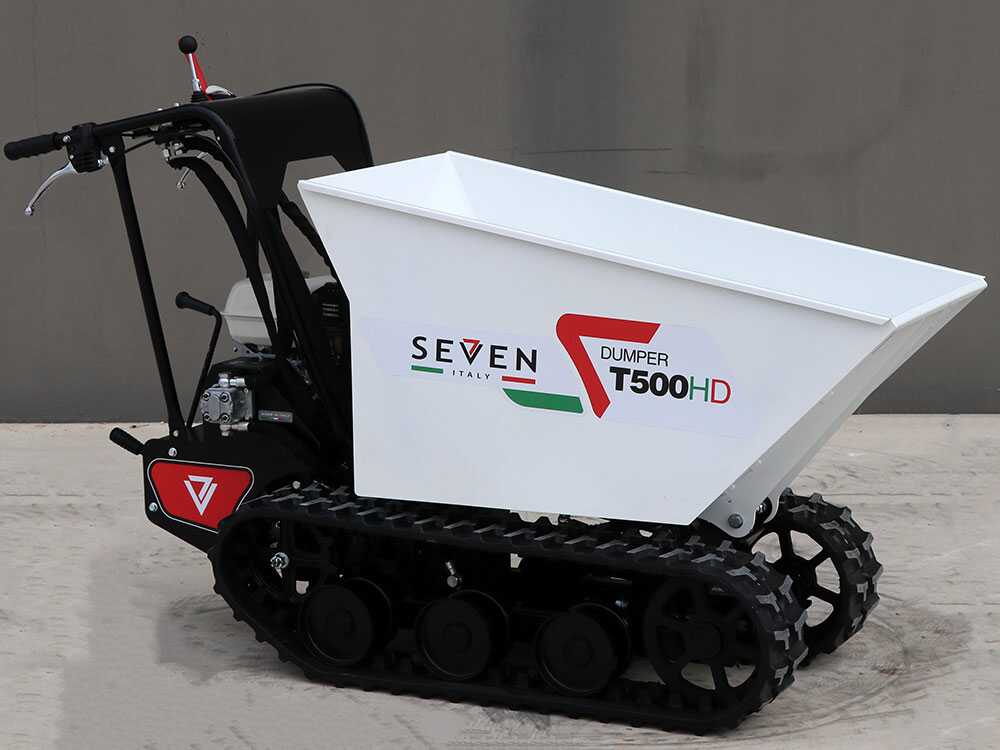 Rupsdumper laadvermogen 500 kg Seven Italy T500HD GX, hydraulisch kiepen, detail 8