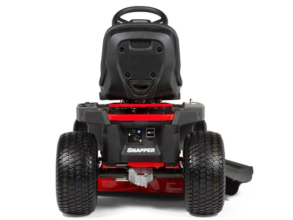 Snapper ERX96 accu-zitmaaier met zijuitworp 96 cm, automaat, detail 7