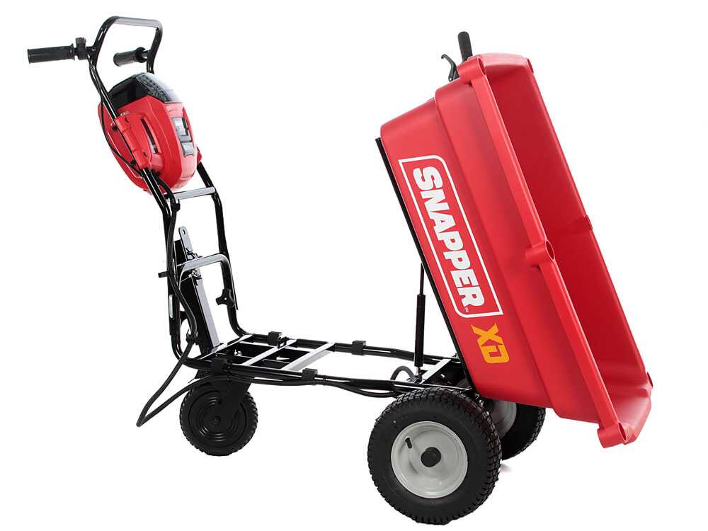 Accu motorkruiwagen laadvermogen 100 kg Snapper ESXDUC82, 82 V 2 Ah, detail 8