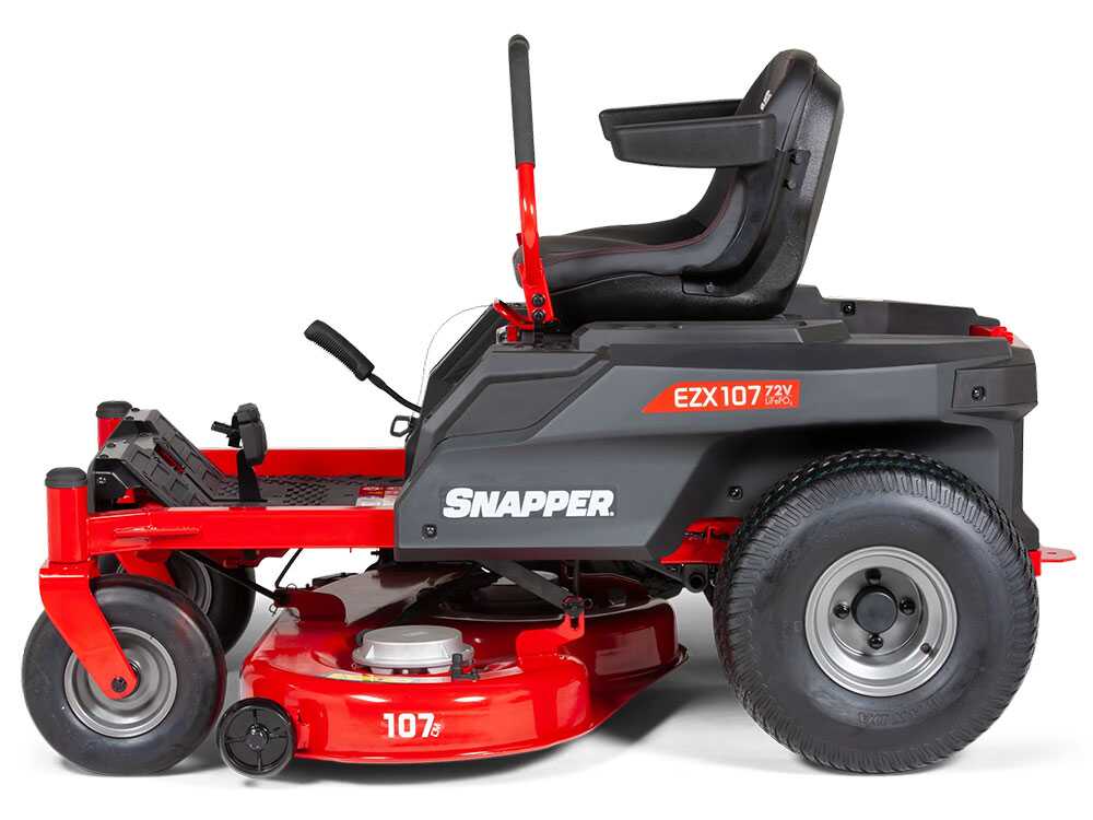 Snapper EZX107 accu-zero-turn zitmaaier 107 cm, automaat, detail 7