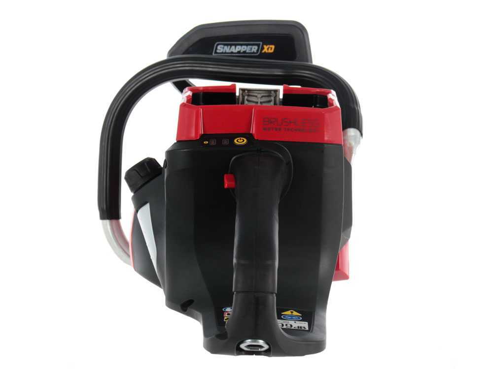 Snapper SXDCS82 accu kettingzaag, zwaard 46 cm, 82 V zonder accu, detail 8