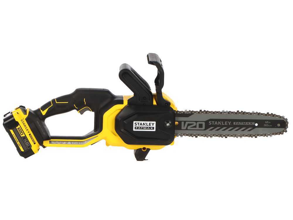 Stanley Fatmax SFMCCS730 accu kettingzaag, zwaard 30 cm, 20 V 4 Ah, detail 7