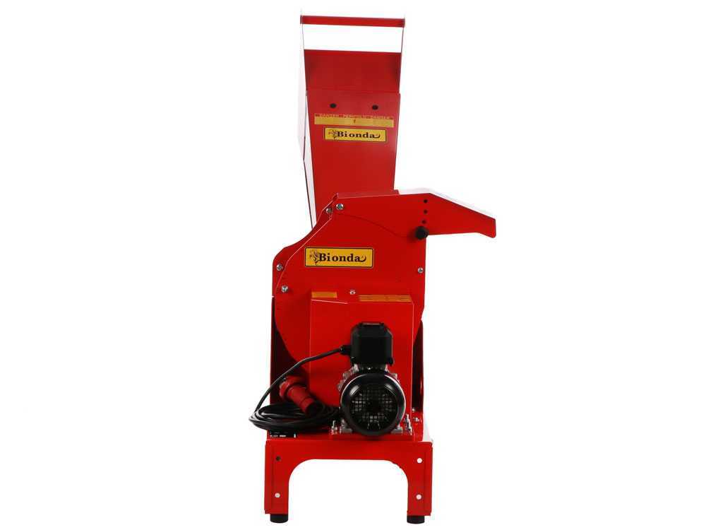 AgriEuro TOP-LINE BIONDA elektrische hakselaar, takken tot 60 mm, 400 V, detail 7