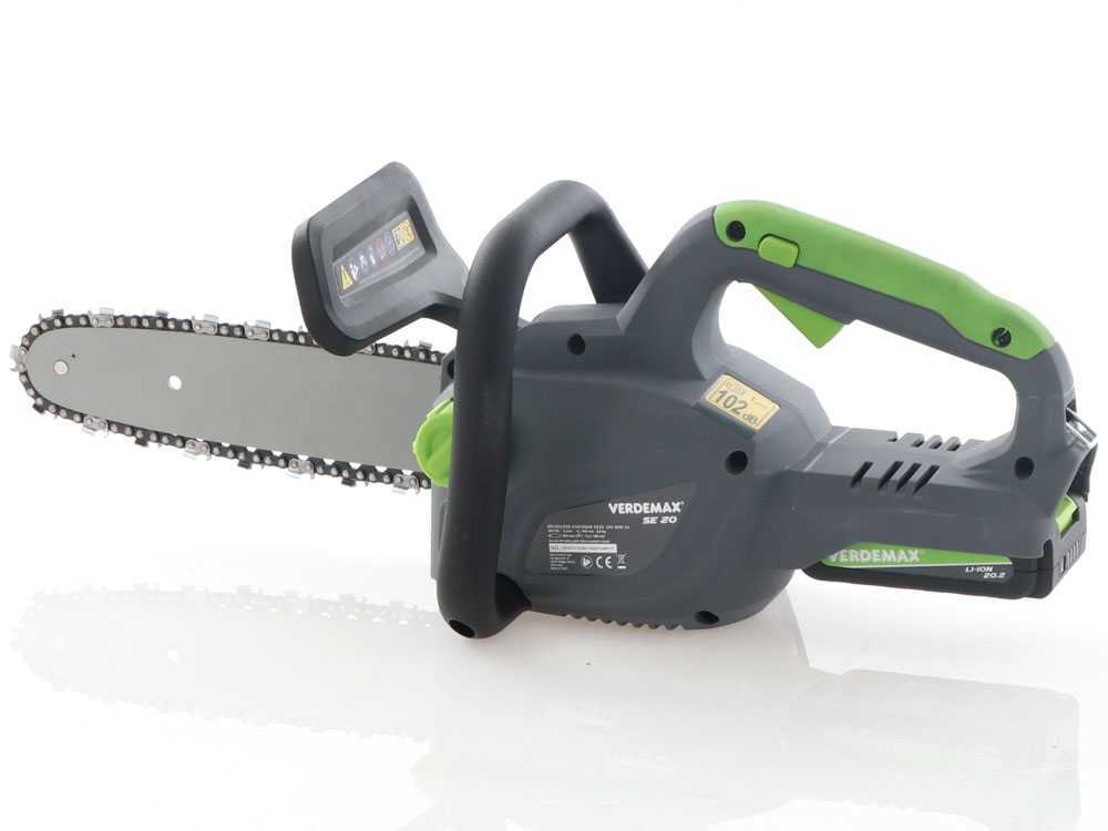 Verdemax SE20 accu kettingzaag, zwaard 20 cm, 20 V 2 Ah, detail 7