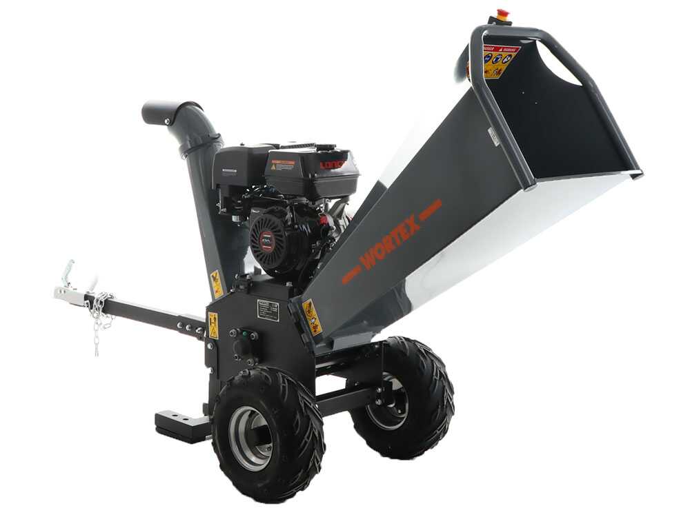 Wortex Drake D420/120L benzine hakselaar, takken tot 90 mm, detail 7