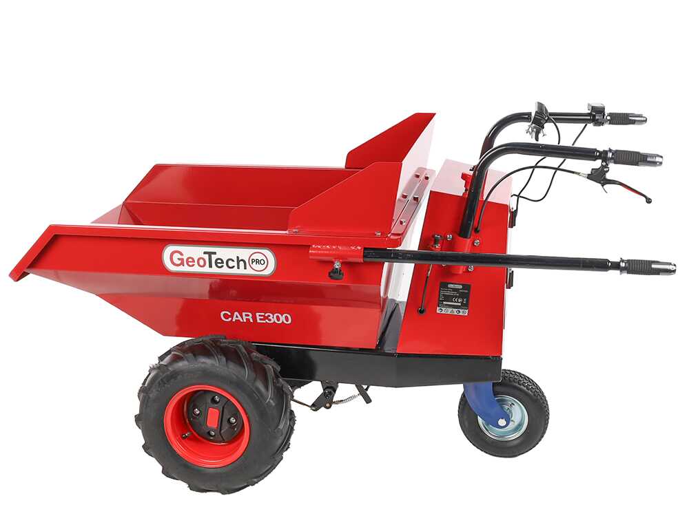 Accu motorkruiwagen laadvermogen 300 kg GeoTech Pro Wheelbarrow Mini, detail 8