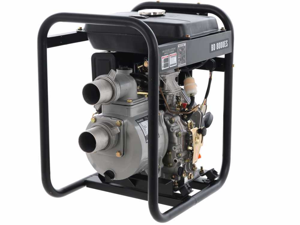 BlackStone BD 8000ES diesel motorpomp, aansluiting 80 mm, detail 8