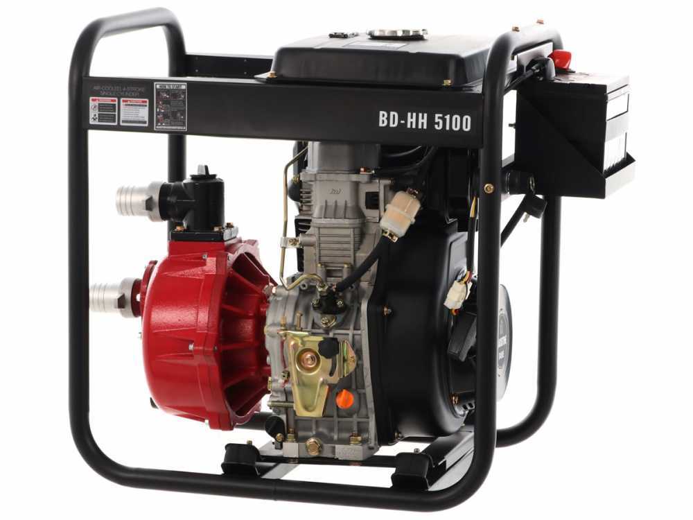 BlackStone BD-HH 5100 diesel motorpomp, aansluiting 50 mm, detail 8