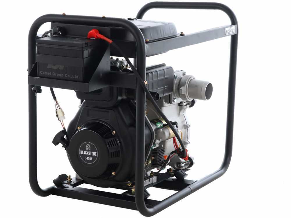 BlackStone BD-ST 8000ES diesel motorpomp voor vuil water, aansluiting 80 mm, detail 8