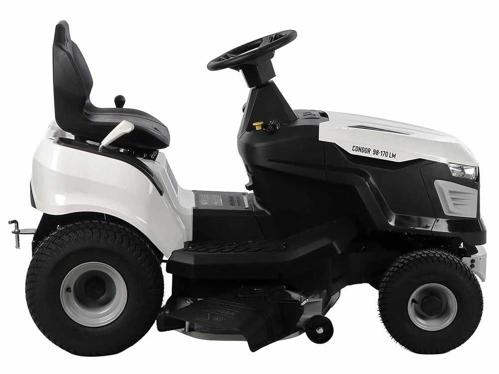 BlackStone CONDOR 98-170 LM zitmaaier met zijuitworp 98 cm, versnellingsbak, detail 8