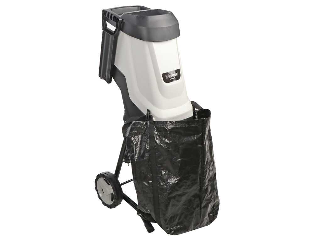 BlackStone SHRED 45 BL elektrische hakselaar, takken tot 45 mm, detail 8