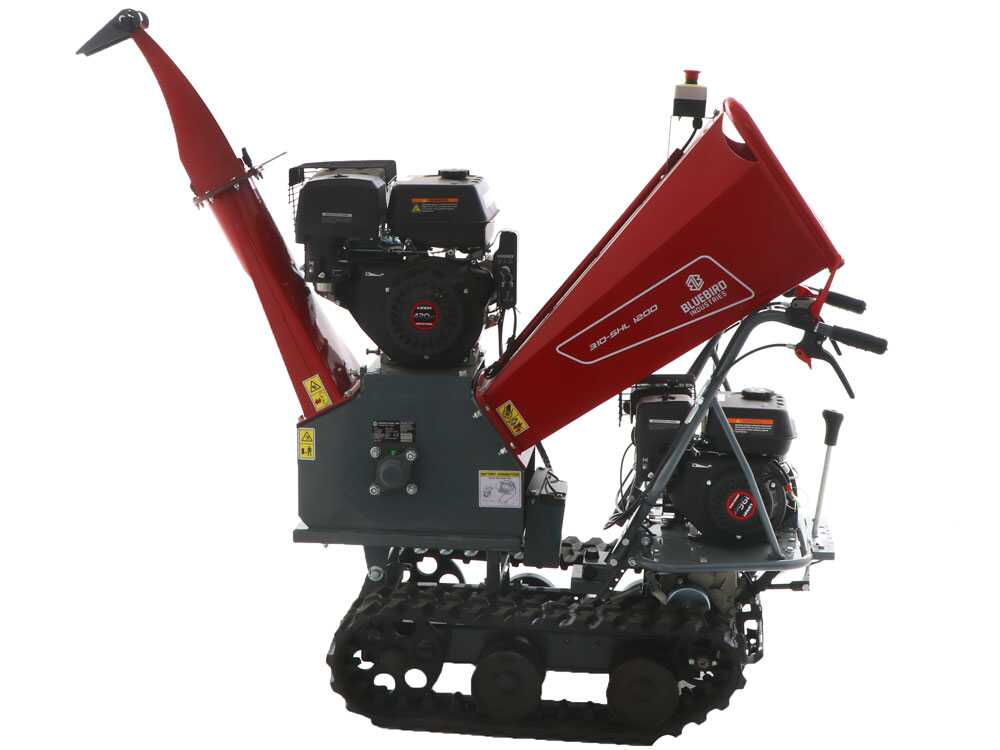 Blue Bird 310-SHL 1200 benzine hakselaar, takken tot 90 mm, op rupsen, detail 8