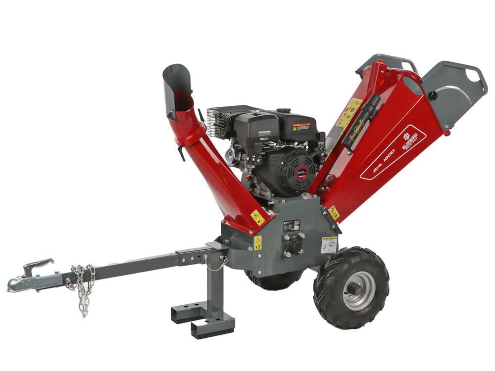 Blue Bird SHL 1200 benzine hakselaar, takken tot 100 mm, detail 8