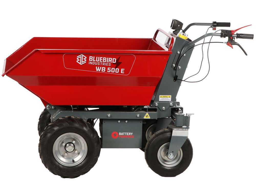 Accu motorkruiwagen laadvermogen 500 kg Blue Bird WB 500E, 48 V 32 Ah, detail 8