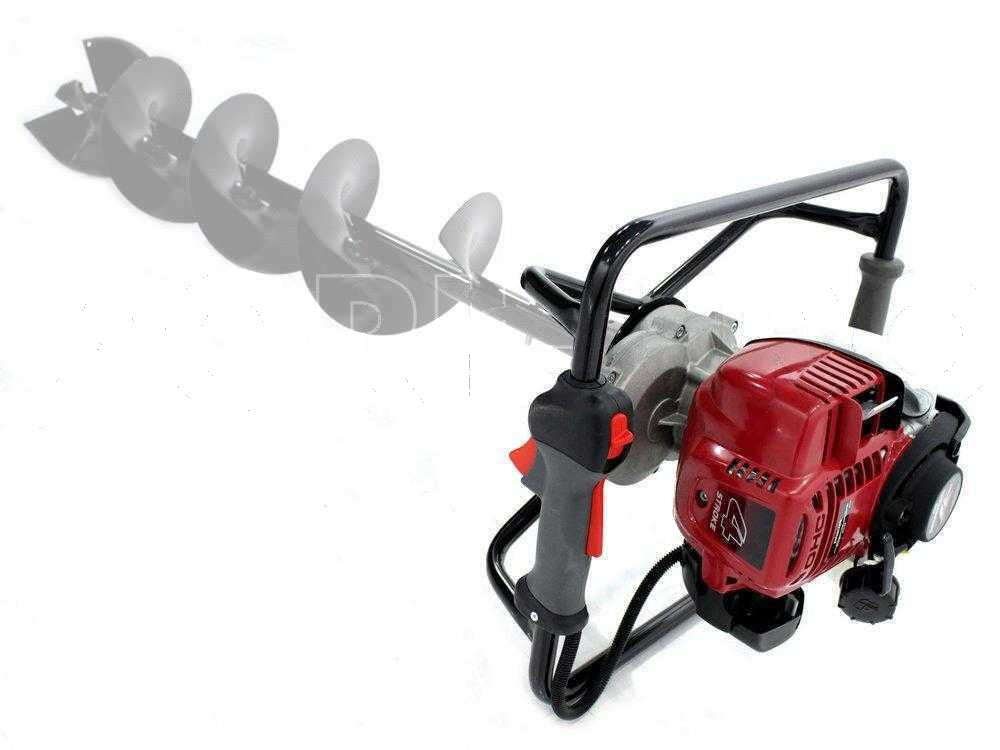Benzine grondboor Blue Bird NEA HO 35, motor Honda GX 35, zonder boor, detail 9