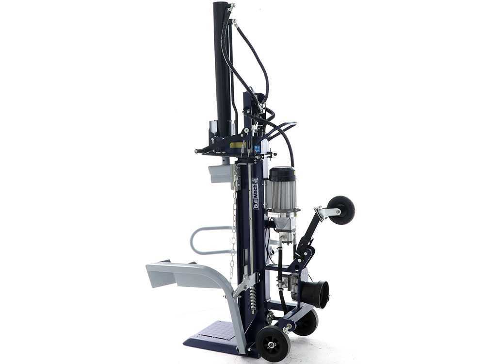 BullMach BM-LS-ET-T elektrische houtklover, 22 ton, verticaal, detail 8