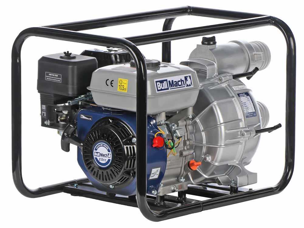 BullMach NERINA 80 benzine motorpomp voor vuil water, aansluiting 80 mm, detail 8