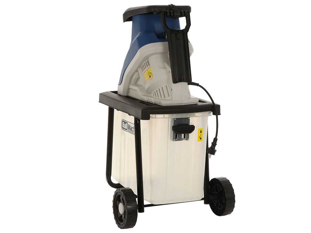 BullMach Tersic 40 L elektrische hakselaar, takken tot 40 mm, detail 8