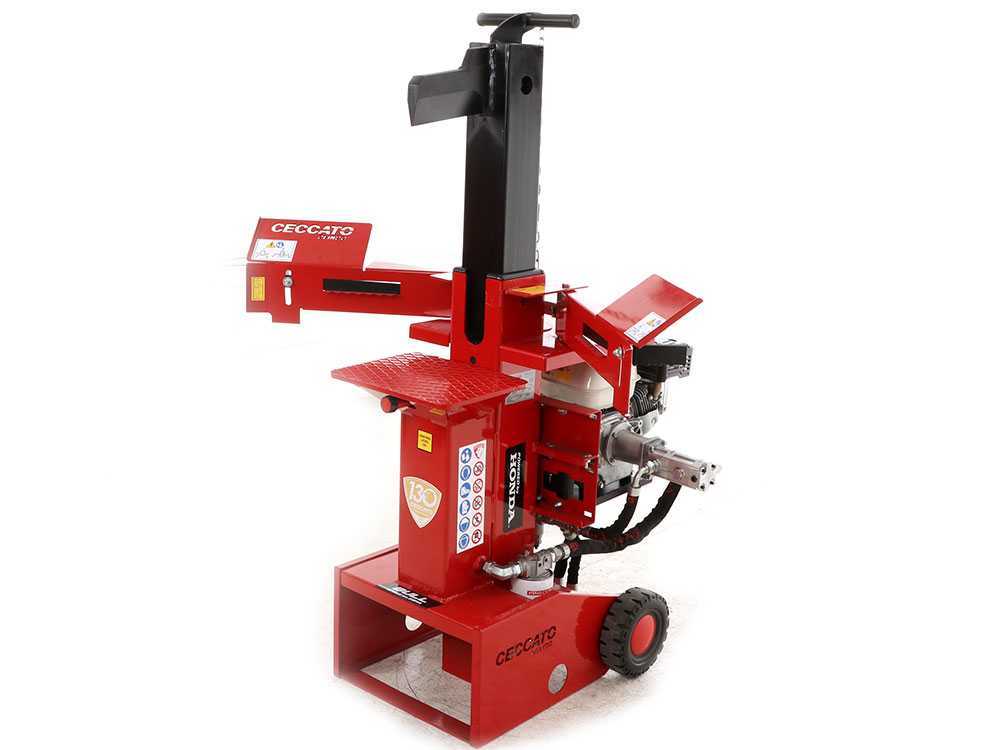 Ceccato Olindo BULL SPL12H GX200 benzine houtklover, 12 ton, verticaal, detail 9