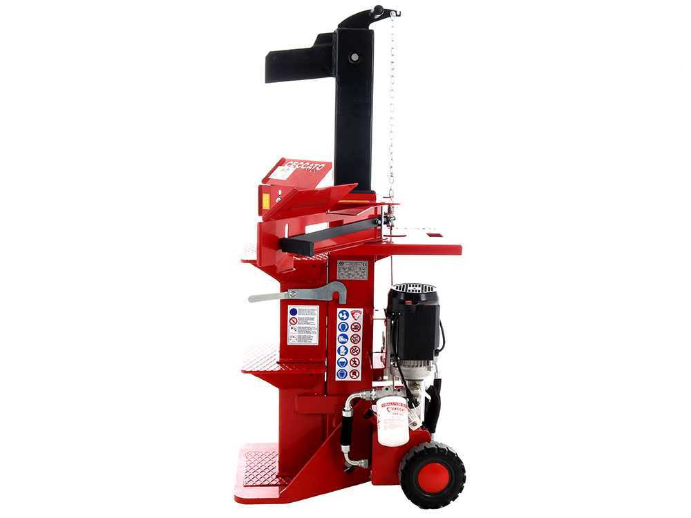 Ceccato Olindo BULL SPLE12 FDP elektrische houtklover, 12 ton, verticaal, detail 9
