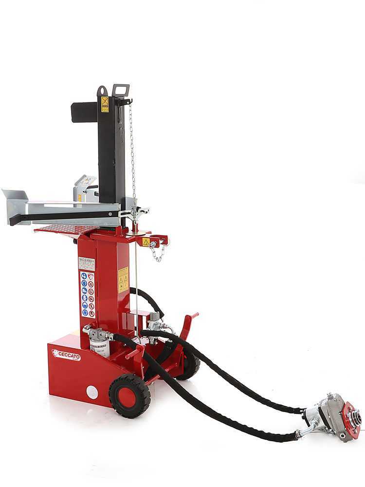 Ceccato Olindo BULL SPLT10 aftakas houtklover, 10 ton, verticaal, detail 9