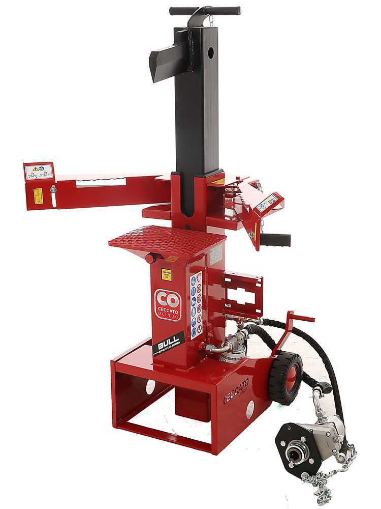 Ceccato Olindo BULL SPLT12 aftakas houtklover, 12 ton, verticaal, detail 9