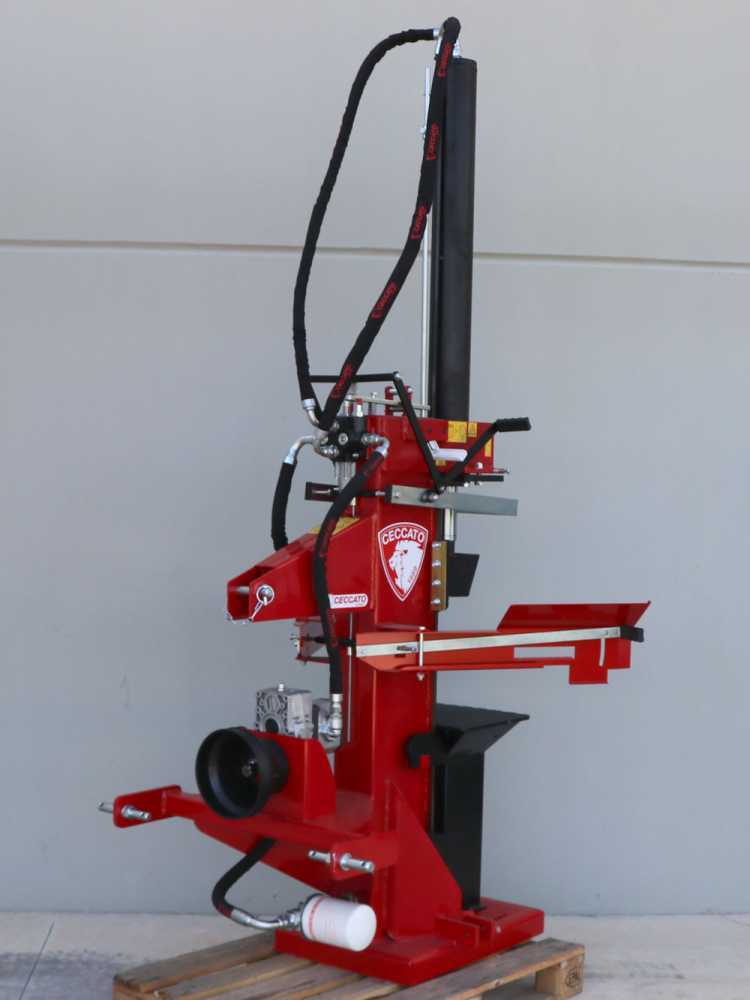 Ceccato Olindo Bull SPLT25 aftakas houtklover, 25 ton, verticaal, detail 9