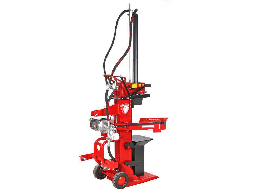 Ceccato Olindo SPLE13TLT elektrische houtklover, 13 ton, verticaal, detail 9