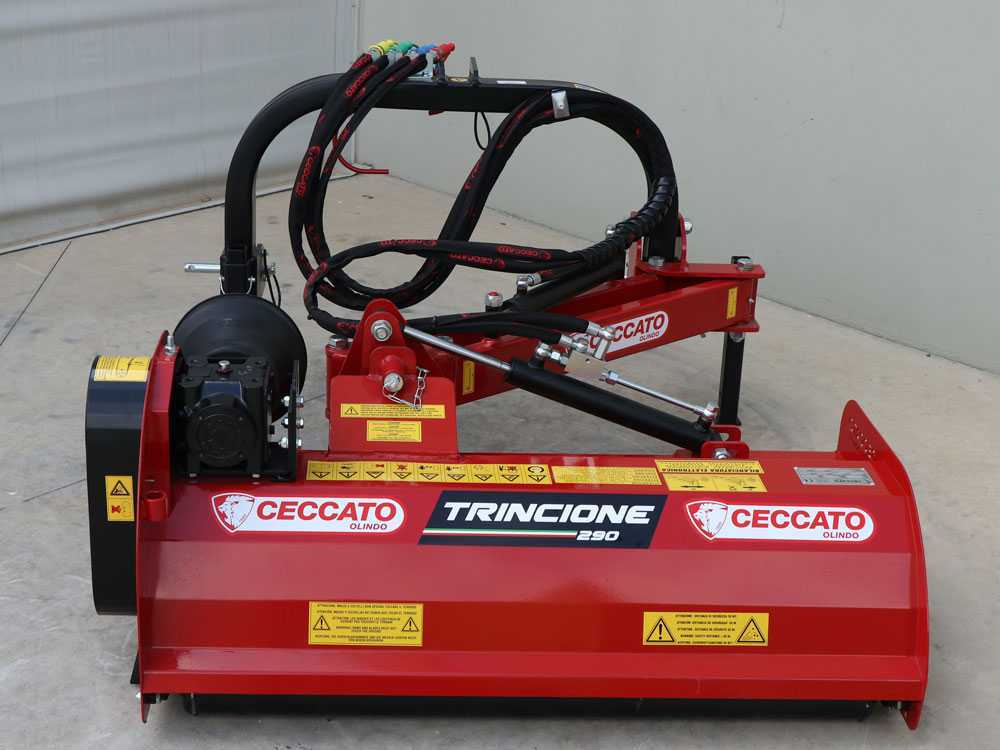 Ceccato Olindo trincione 290 Argini 1400 zijklepelmaaier met arm 140 cm, 52 Y-messen, detail 9