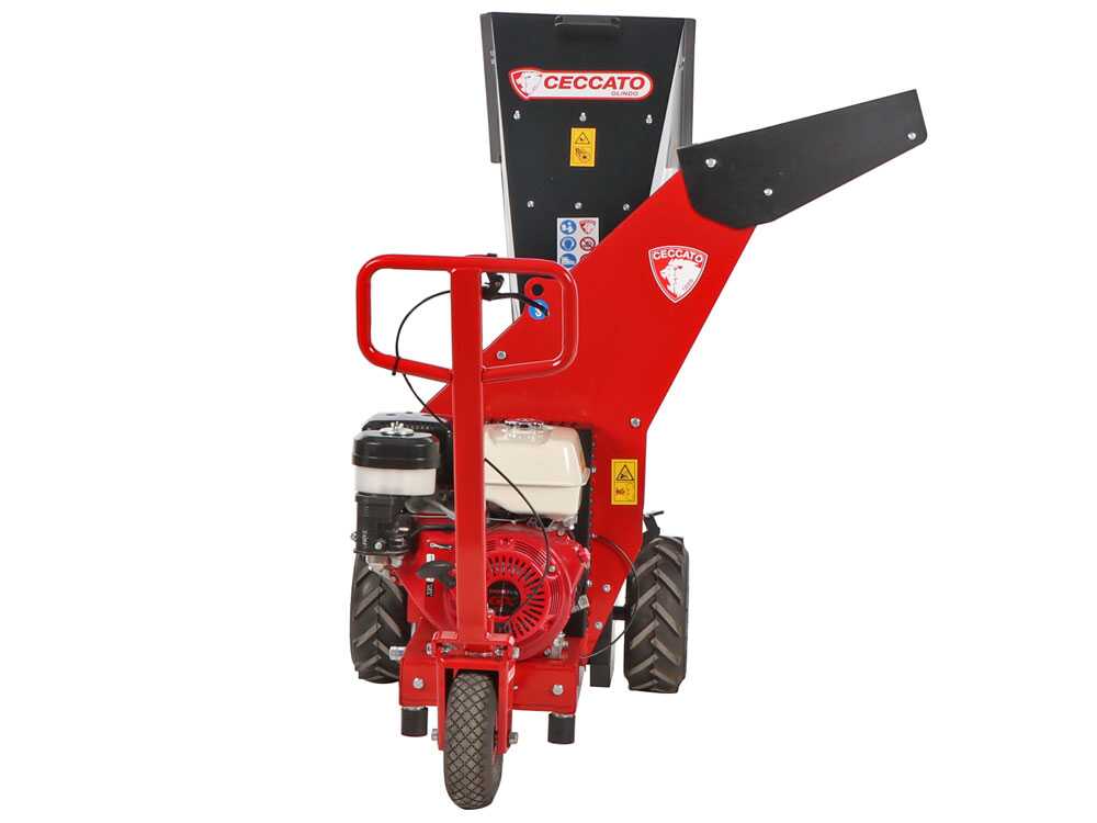 Ceccato Olindo Tritone Maxi benzine hakselaar, takken tot 70 mm, op wielen, detail 8