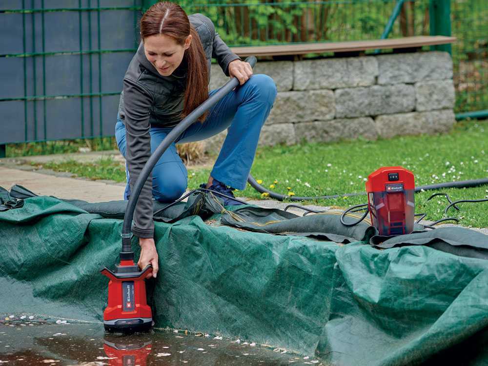 Einhell GE-DP 18/25 dompelpomp voor vuil water, zonder accu, detail 9