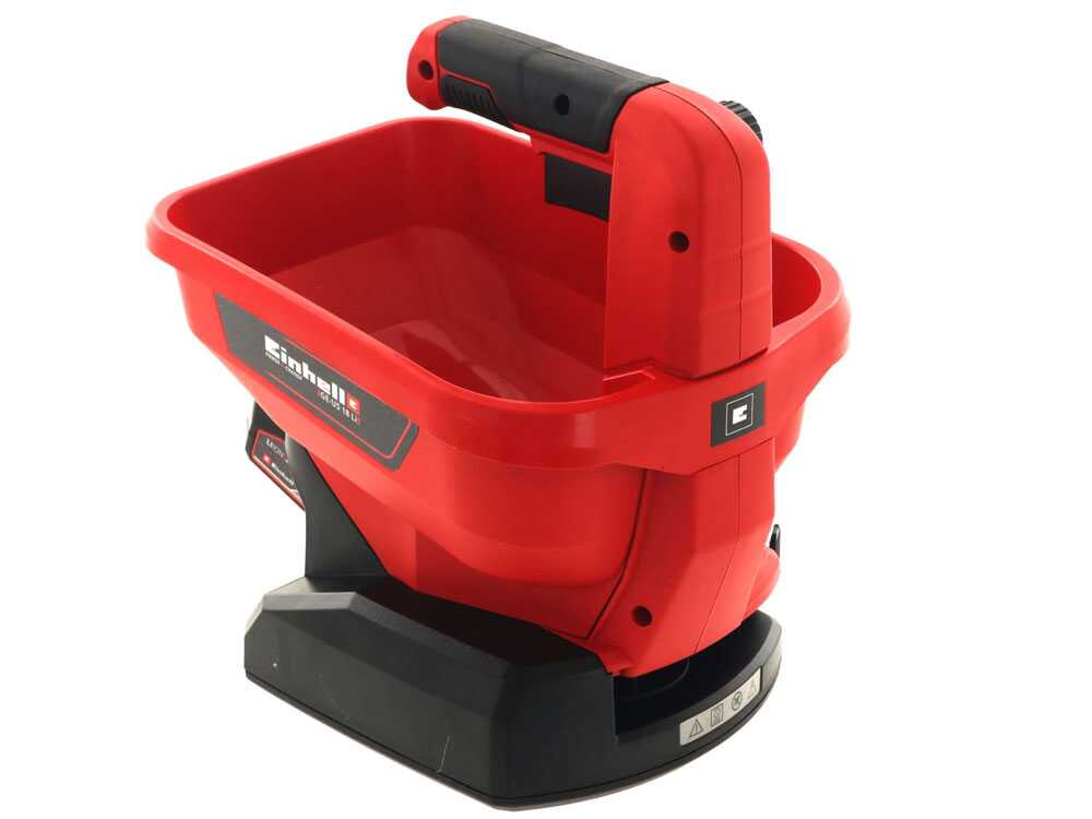 Accu strooier Einhell GE-US 18 Li, 18 V 2,5 Ah, 3,3 liter, detail 8