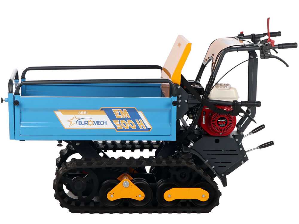 Rupsdumper laadvermogen 500 kg EuroMech EM500H-Agri, detail 8