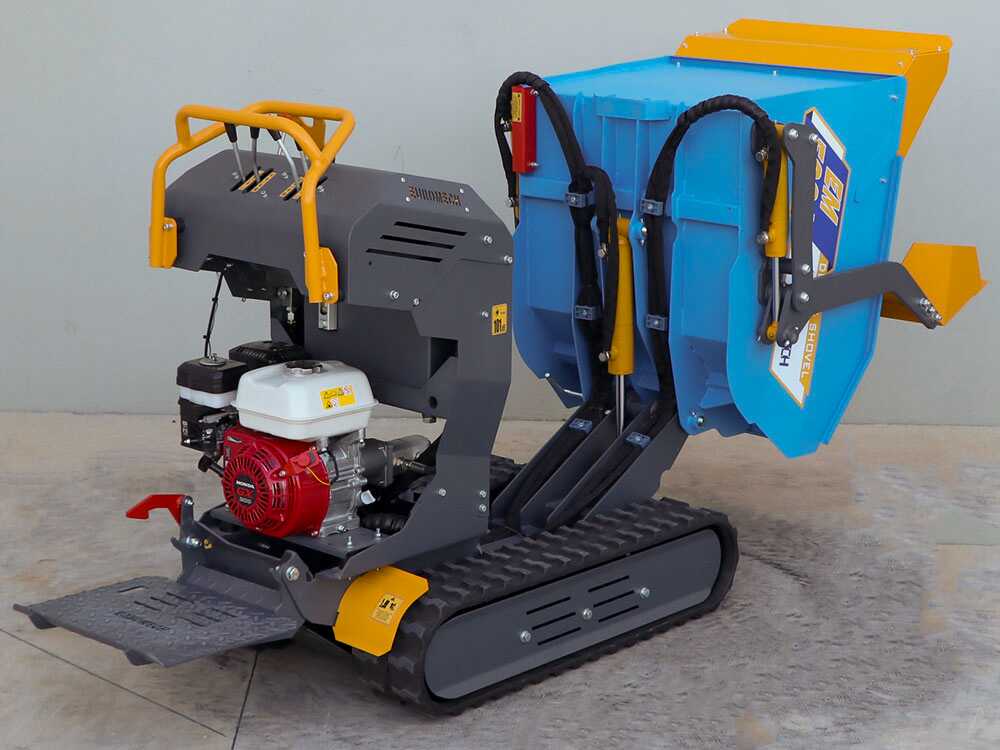 Rupsdumper laadvermogen 500 kg EuroMech EM500H-Dump & Shovel, hydraulisch kiepen, detail 9