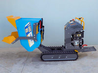 Rupsdumper laadvermogen 500 kg EuroMech EM500L-Dump & Shovel, hydraulisch kiepen, detail 9