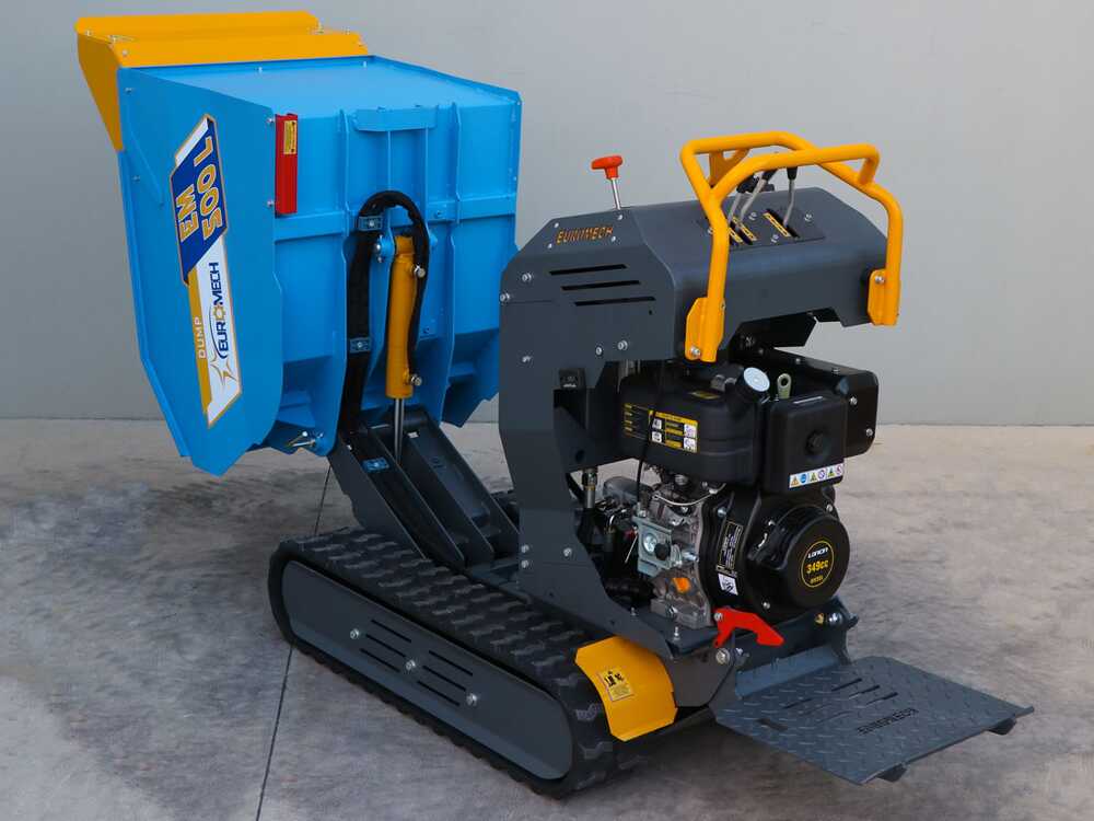 Rupsdumper laadvermogen 500 kg EuroMech EM500L-Dump, hydraulisch kiepen, detail 9